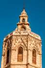 Miguelete Tower is the bell tower for the Valencia Cathedral, Plaza de la Reina, Valencia, Spain. Art Print